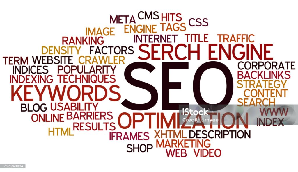 seo concept word cloud